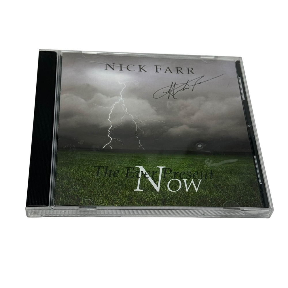 Nick Farr The Ever Present Now Signed Cover Autographed VG New Age Ambient CD